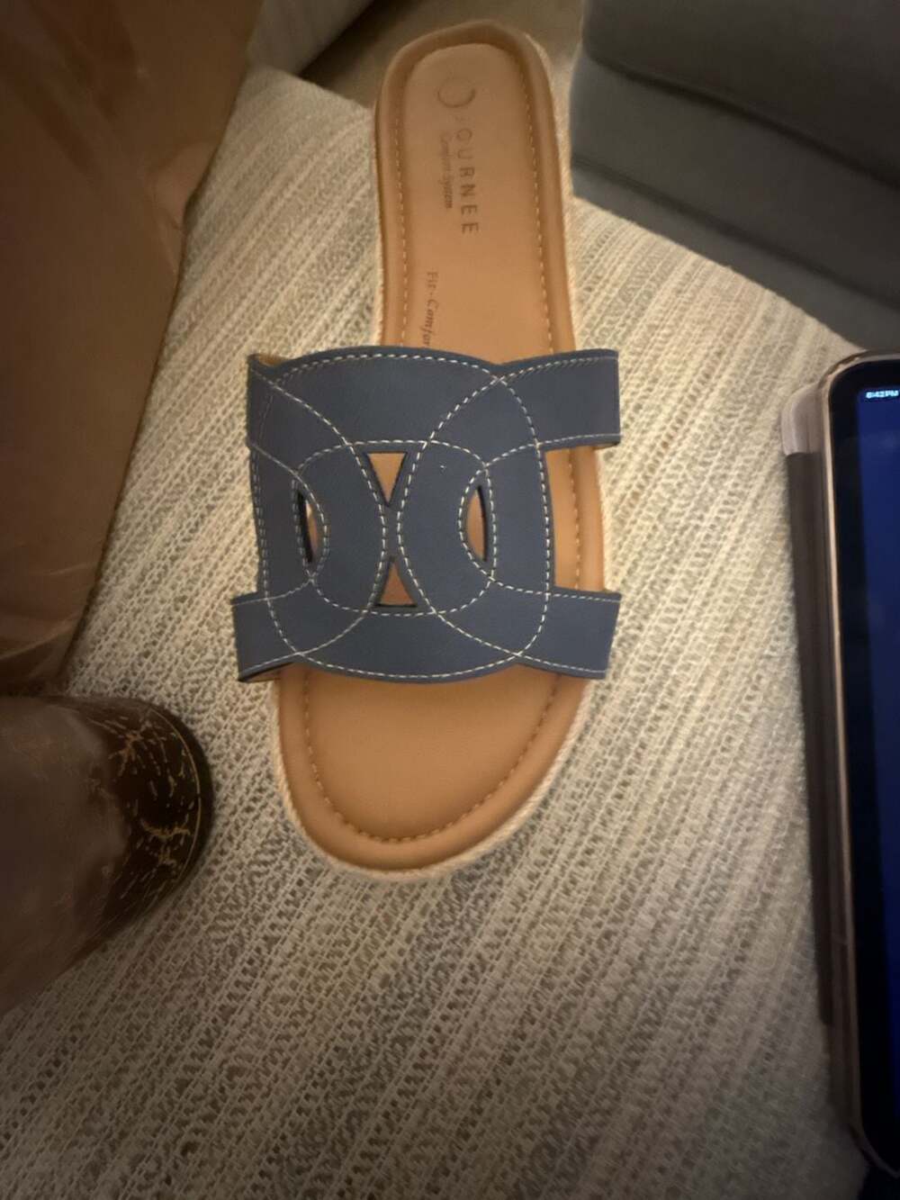 Journee Collection Rosalinda Espadrille Sandals in Denim